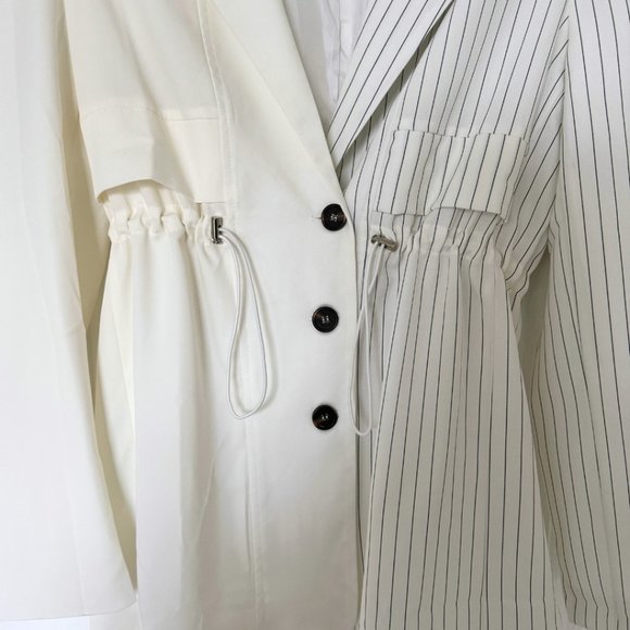 Modern Striped Blazer| Rehab Lab | US M - Picture 4 of 4